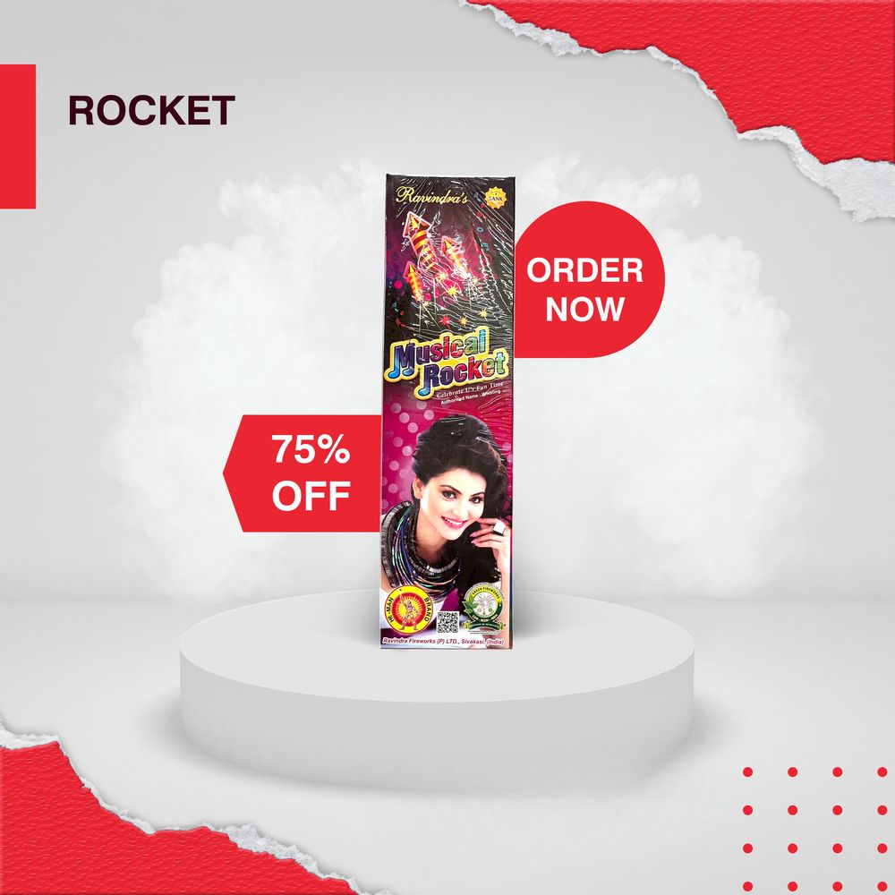 MUSICAL ROCKET(RAVINDRA) 10 PCS..