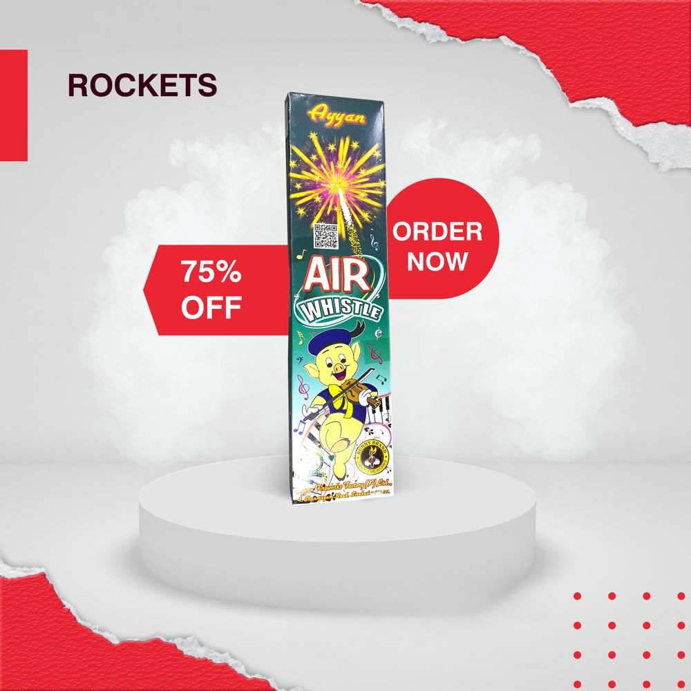 AIR WHIZLING ROCKET(AYYAN) 10 PCS..