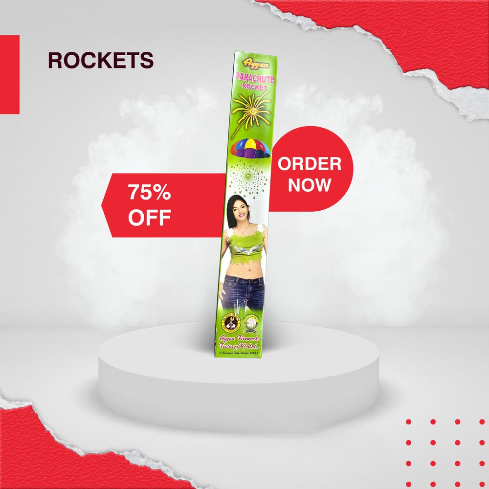 PARACHUTE ROCKET(AYYAN) 4 PCS..